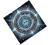 GKYQVE Practical Foldable Tarot Cloth Easy To Clean Velvets Divination Mat Fabric Texture Suitable For Spiritual Practices Table Cover