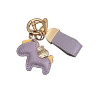 GKYQVE Practical Keychain Horse Shape Accessory Stylish Rings Unique Bag Hanging Pendant Great For Various Occasions Compact Wallet Keychain