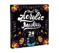 GKYQVE Professional Drawing Sketching Colored Art Markers with Safe Inks Smooth Writing Gift Ready Bucket Packaging Ergonomic Barrels for Drawing Sketching Classroom Projects