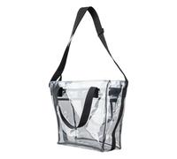 GKYQVE Professional PVC Crossbody Bag Cold Resistant Antistatic Feature Shoulder Ideal for Clean Rooms Laboratories Transparent Antistatic Cleanroom Engineers for Work and Travel