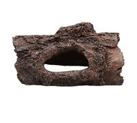 GKYQVE Realistic Climbing Platform for Reptiles Terrariums Decors Natural Looking Tree Trunk Hideouts Place for Amphibian Bearded Dragon Habitat Deck