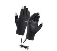 GKYQVE Rechargeable Heated Gloves Men’s Winter Warm Carbon Reinforcement Heating Systems Outdoor Sports Motorcycle Motorcycling Fishing Accessories Heated Work for Bitter Cold Weather