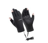 GKYQVE Rechargeable Heated Gloves Men’s Winter Warm Carbon Reinforcement Heating Systems Outdoor Sports Motorcycle Motorcycling Fishing Accessories Heated Work for Bitter Cold Weather