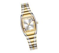 GKYQVE Rectangle Watch Elegant Design Roman Dials Rhinestones Markers Water Resistant 30m for Special Occasions Ladies Watch