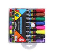 GKYQVE Refillable Writingboard Indicators Eight Twelve Color Set Large Capacity Erasable Toner for School Teaching Varied Dyes Marker Pack
