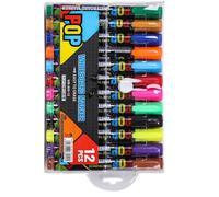 GKYQVE Refillable Writingboard Indicators Eight Twelve Color Set Large Capacity Erasable Toner for School Teaching Varied Dyes Marker Pack