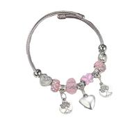 GKYQVE Rhinestones Cuff Stylish Stainless Steel Pendant Wristchain Comfort Fit Accessory for Everyday Use Skin Friendly Rhinestones