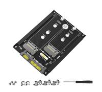 GKYQVE SATA3.0 Solid States Disk Adapter B+M Solid States Disk To 2.5" SATA3.0 6Gbps Converters Card With Metal Case Enclosure PC Upgraded Solution