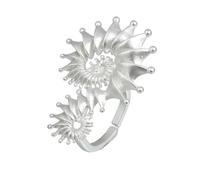 GKYQVE Sea Theme Geometric Conch Adjustable Opening Eye Catching Finger Jewelry Suitable for Daily Wear Unique Seashells Fashion