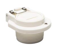 GKYQVE Secure Locking Pool Suction Fitting Flexible Rotating Design Compliant with Various Wall Mount Models White Whirling Vacuum Hook Wall Suitable