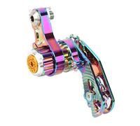 GKYQVE Simple Install Chain Guide Systems for Single Speed Double Pulleys Wheel Aluminum Alloys Cycling Part Single Speed Tensioner