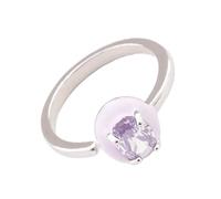 GKYQVE Square/Star/Heart/Oval Copper Rings with Shining Zircon Stones, Modern Geometric Jewelry for Women Heart Shape Open Rings for Women