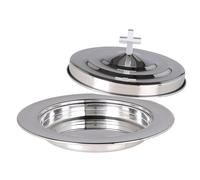 GKYQVE Stackable Bread Serving Stainless Steels Tray with Cover Included Resistant for Sacramental Use Religious Event Serving