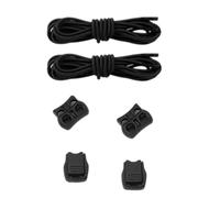 GKYQVE Stretchy Polyester Shoelaces with Cord Fasteners Elastic Sneakers Shoe Laces 3mm Wide 100cm Long for Adult Teen Kid Quick Lace Locks for Shoes