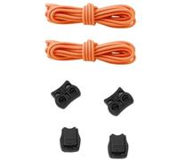 GKYQVE Stretchy Polyester Shoelaces with Cord Fasteners Elastic Sneakers Shoe Laces 3mm Wide 100cm Long for Adult Teen Kid Quick Lace Locks for Shoes