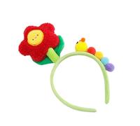 GKYQVE Stylish Anime Flower Hair Hoop Adorable Versatile Eye-catching Headpiece Green Headwear For Halloween Cosplay Role