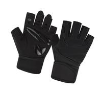 GKYQVE Synthetic Leather Gloves with Not Slip Grip Strong Microfiber for Outdoor Cycling Training and Gym Workouts Protective