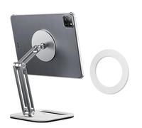 GKYQVE Tablet Stand 360 Degree Rotation Foldable Arm Ergonomic Aluminum Tablet Holder for Study Reading Portable Foldable Phone Stand