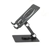 GKYQVE Tablet Stand Bracket Desk Adjustable Bracket Foldable 360 Degree Rotatable Desktop for Phone Foldable Metal Cooling