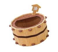 GKYQVE Thermal-Lined Semi-Closed House, Breathable Felt Shelter Bed for Kittens Warm Resting & Sleep Washable Semi Enclosed Cats Cave
