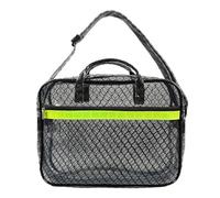 GKYQVE Transparent Crossbody Bag Antistatic Clear PVC Handbag Shoulder Cleanroom Engineers Tool Bags with Adjsutable Strap Transparent Antistatic Clear Tool