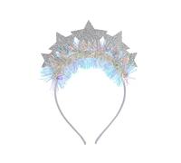 GKYQVE Trendy Star Headgear Headband Hair Decoration For Parties Weddings And Stage Acts Lightweight And Easy To Use Unique Star Hairband
