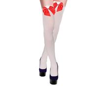 GKYQVE Trendy Women's Thigh High Socks With Sweet Bowknot Decorated 80D Velvets Opaque Long Over The Knee Stockings Hosiery Thigh High Socks