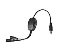 GKYQVE Two Route Power Switches Cable DC5521 Male To Female 5.5x2.1mm For LED Lights Fan And Routers 34cm Length Supports Up To 60W Two Ways Power Switches