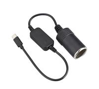 GKYQVE USB C Power Converters To 12V Car Cigarettes Lighters Socket Converters For Dashs Cams And Navigators LED Lights Type C To Car Cable