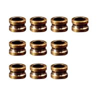 GKYQVE User Friendly Recycled Copper Paracord Clasp Charm Decorative End Piece for Bracelets Keychains Jewelry Crafting Copper Jewelry Cord Stoppers