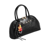 GKYQVE Vintage Versatile Handbag Shoulder Bag With Detachable Strap Unique Pendant PU Leather Crossbody Purse For Women Shoulder Bag