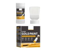 GKYQVE Water Based Gold Foil Paint for Quick Application on Tiles Ceramic Glass Strong Adhesion Fast Drying Easy Cleanup Home Paint
