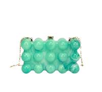 GKYQVE Women Evening Bag Bubble Acrylic Handbag Chain Strap Shoulder Crossbody Fashionable Box For Wedding Party Women Evening Chain Strap Shoulder Acrylic Handbag Fashion Crossbody