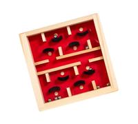 GKYQVE Wooden Balance Maze Game Walking Bead Puzzle Toy with Challenging Paths for Kids Learning Toy to Develop Space Thinking Wooden Maze Balance Board Game