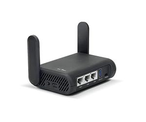 GL.iNet GL-A1300 (Slate Plus) Wireless VPN Encrypted Travel Router- Easy to Setup, Connect to Hotel WiFi & Captive Portal, Phone Tethering, Range Extender, Assess Point, Pocket-Sized, Open Source, NAS