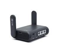 GL.iNet GL-AXT1800(Slate AX) Portable Gigabit Travel Router, Pocket-Sized, Wi-Fi 6, Extender/Repeater for Hotel&Public Network Storage, VPN Client&Server, OpenWrt, Adguard Home, USB3.0,TF Card Slot