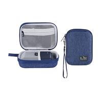 Gadget Organizer Case for Travel Routers GL-AXT1800/ GL-MT1300/ GL-SFT1200/ GL-E750, Chargers, Cables & Accessories, Sturdy & Durable Pouch, Hand-carry EVA bag, Anti-shock, Water Resistant (Blue)