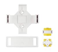 GL.iNet WiFi Router Holder Wall Mount with Screws, Compatible with Convexa GL-B1300 and GL-S1300 Home Wireless Gateway, Networking Device Bracket, Easy to Install (White)