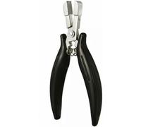 GL Professional Hair Extension Plier| Heavy-Duty Serrated Jaw KeratinBond, U tip, K tip Plier - All-Black Ergonomic Handle