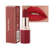 GL-Turelifes Matte Lipstick Velvety Red Lipsticks Waterproof Long Lasting Smoothing Non-stick Cup Sexy Colors Lipsticks (#04 Scarlet)