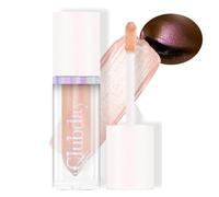 GL-Turelifes Metallic Liquid Chameleon Eyeshadow, Glitter Liquid Eyeshadow MultiColor Shifting, Multi-Dimensional Eye Looks, Long-lasting Holographic Highly Pigmented Eyeshadows Makeup (#02)