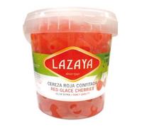 Glacé Red Cherries - Classic Sweet Whole Candied Cherries for Fruitcakes - 6 x 1kg Tubs