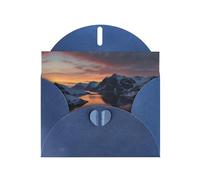 glacial rivers Blue Patterns greeting card 6x4 inches with envelope, covering birthdays, weddings and other occasions