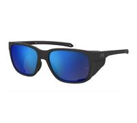 Glacial Sunglasses Matte Black/Blue - male - Under Armour - Sunglasses - Black - 58 MM - Accessories 58 MM