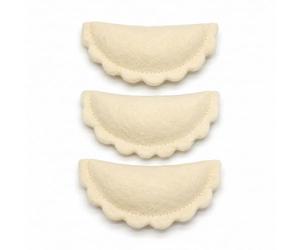 Glaciart One Wool Dumpling Cat Toys with Catnip | Interaction & Boredom Relief, Encourages to Exercise, Explore & Play | Filled w/Organic Herbs to Help Sooth or Reduce Anxiety