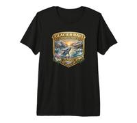 Glacier Bay National Park Alaska Whale Wilderness Souvenir Premium T-Shirt