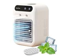 Glacier Breeze AC,2025 New 4-in-1 Portable Air Conditioner,Quiet Mini Evaporative Cooler,8H Timer 2 Speeds,Instant Cooling,for Home, Bedroom, Office, and Outdoor