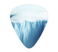 Glacier CliffGuitar Picks, 12-Piece Pattern Set, Three Different Thicknesses for Acoustic Electric Guitar and Other Instruments