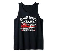 Glacier Express Switzerland Scenic Train Alps Graphic Tank Top