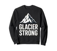 Glacier Hiker Adventure Ice Explorer Chasing Frozen Mountain Sweatshirt